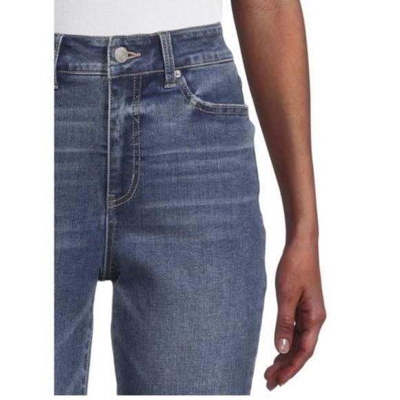 Time and Tru Women's High Rise Straight Crop Jean size 8 women's pants NWT trous - Picture 4 of 4